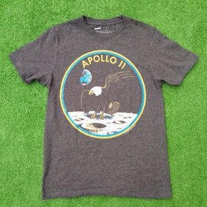 NASA Apollo 11 Buzz Aldrin Astronaut Moon Eagle Logo Retro 1969 Small Shirt NWT